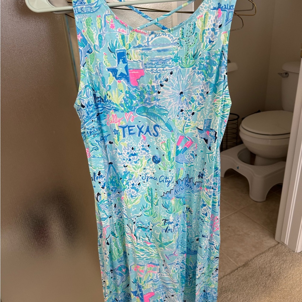Lilly Pulitzer Pastel Blue and Pink Dress